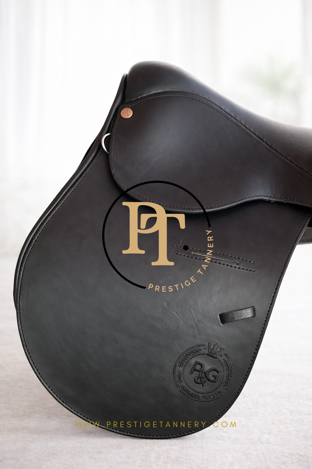 Prestige Tannery Black Polo Saddle