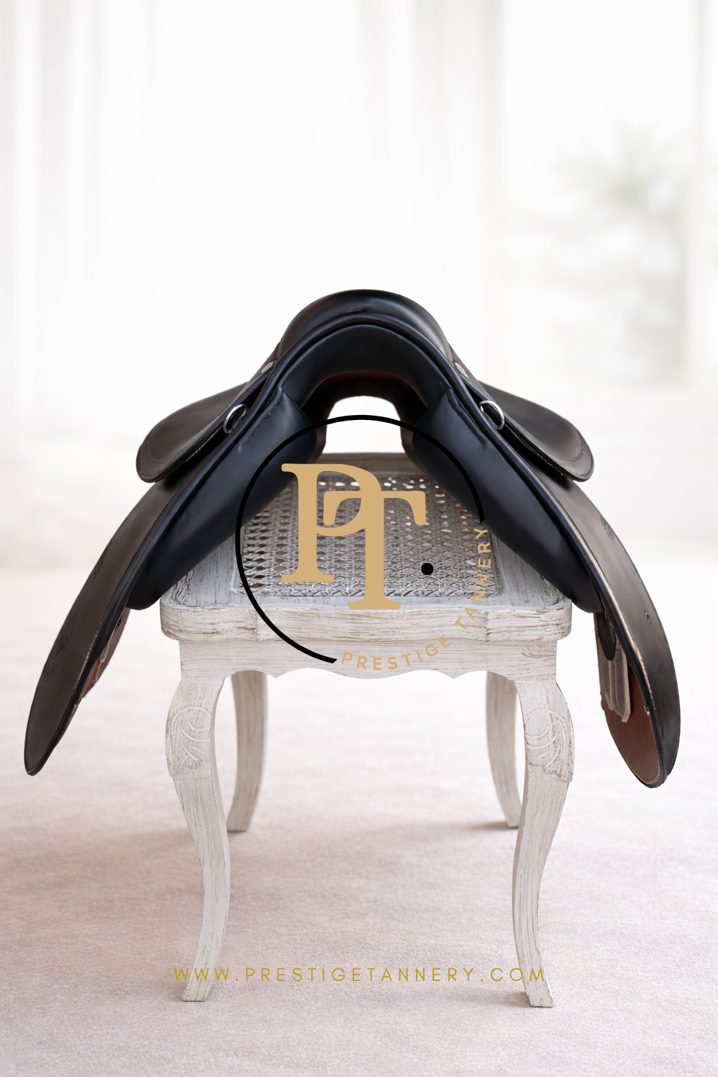 Prestige Tannery Black Polo Saddle