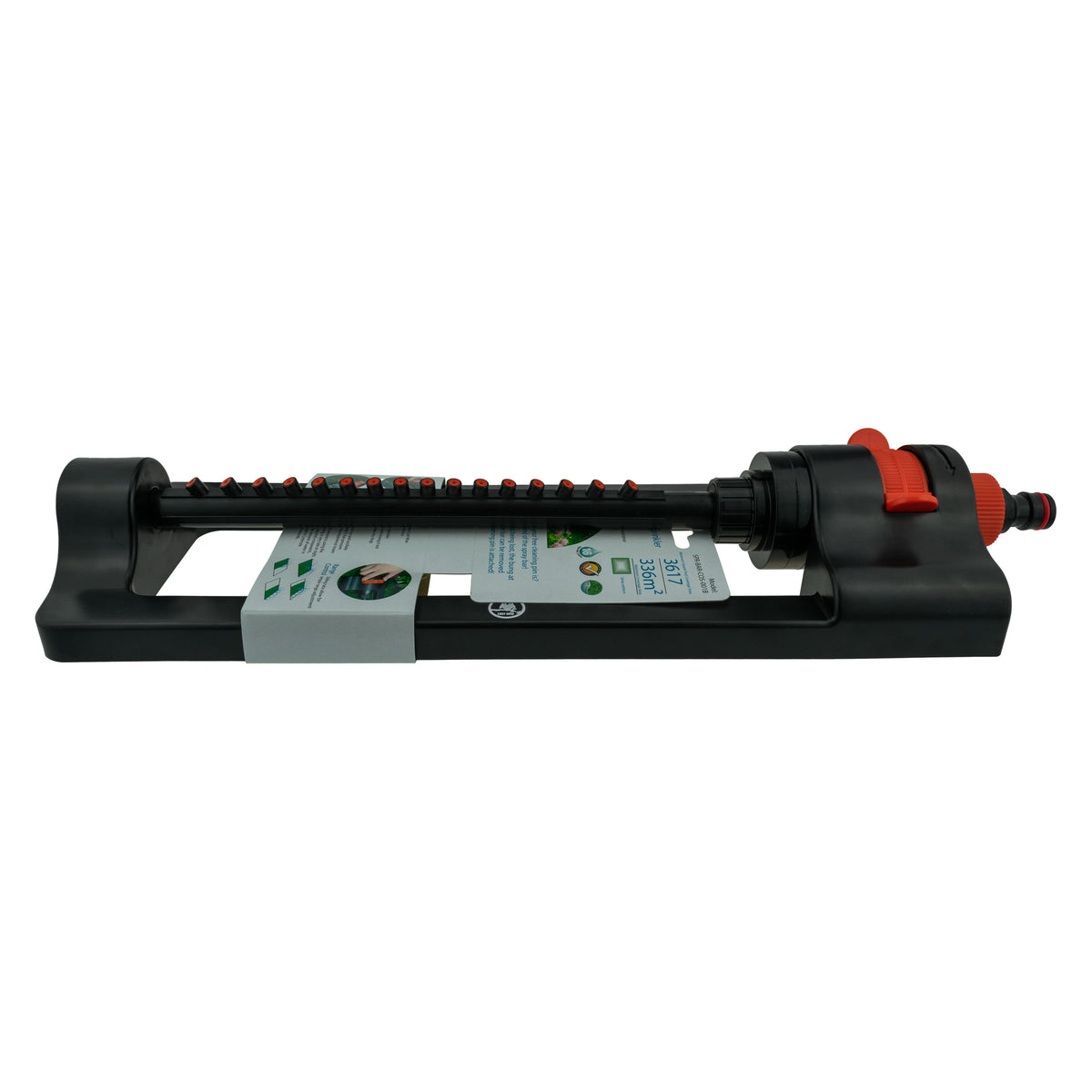 Oscillating Sprinkler Cost Wise Black Orange