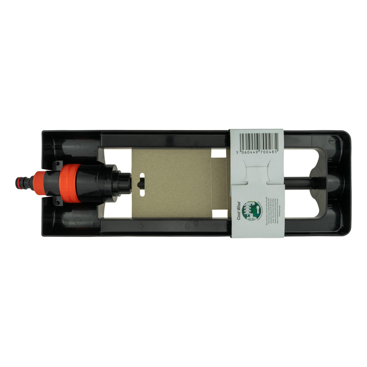 Oscillating Sprinkler Cost Wise Black Orange