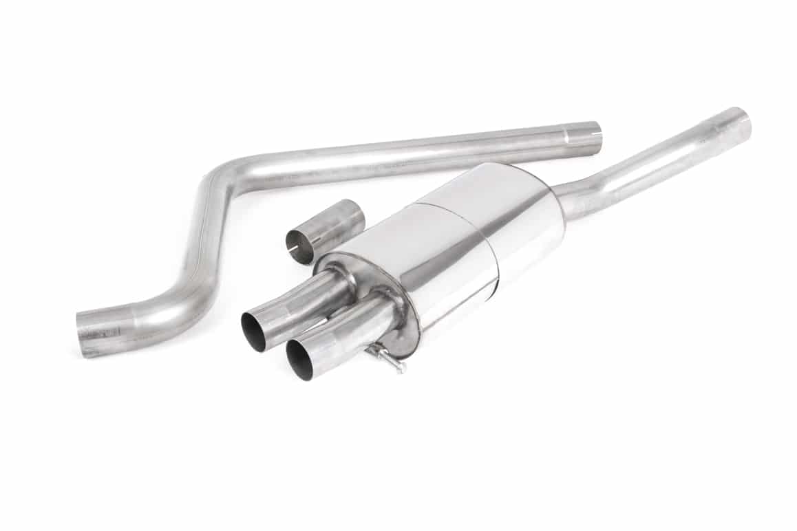 Milltek VW Polo Mk6 GTI 2.0 TSI GPF/PPF Back System – Titanium GT-90 Trims – SSXVW503
