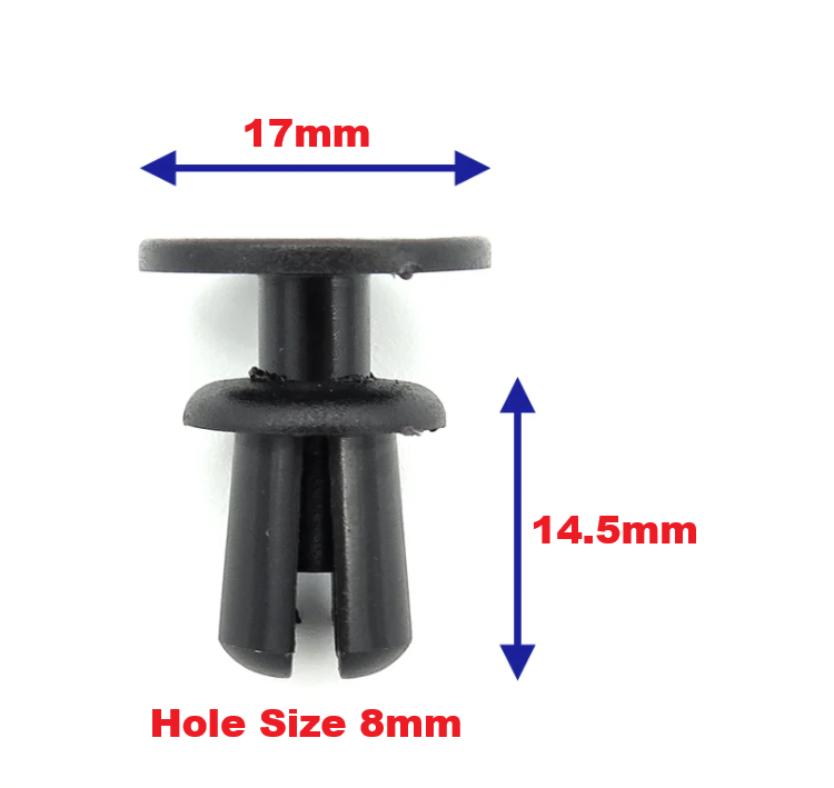 Multi-Brand Push Fit Trim Rivet - VAG Mercedes Peugeot Citroen Fastener N10583501
