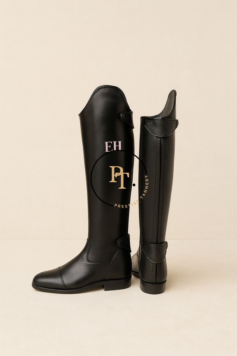 Prestige Tannery Classic Tall Boots – Black