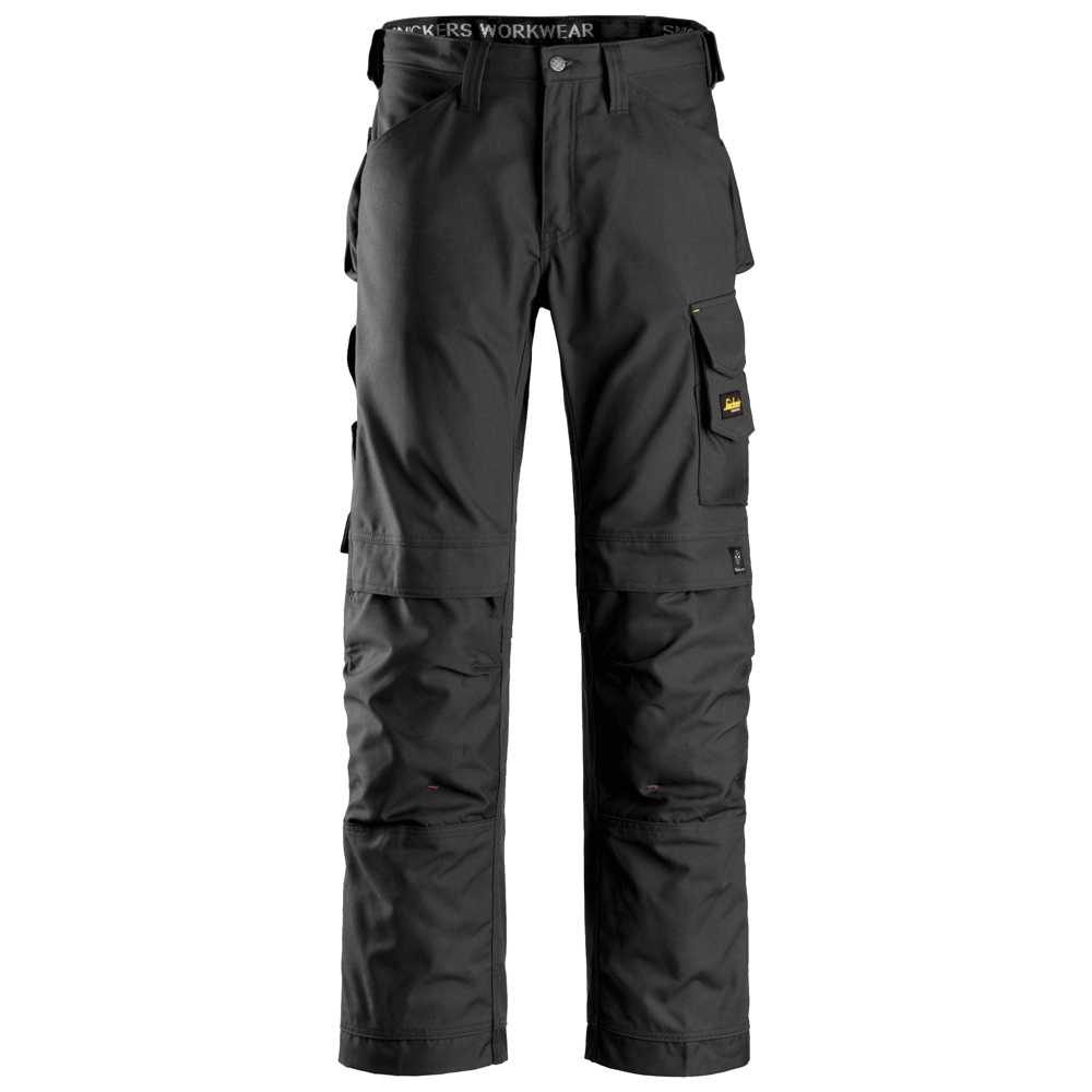 Snickers 3314 Craftsmen Trousers, Canvas+ Black