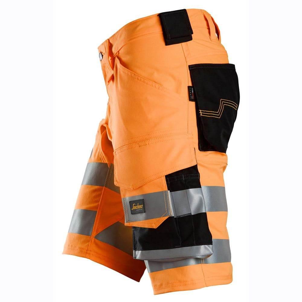 Snickers 6136 Hi-Vis Class 1 Stretch Work Shorts