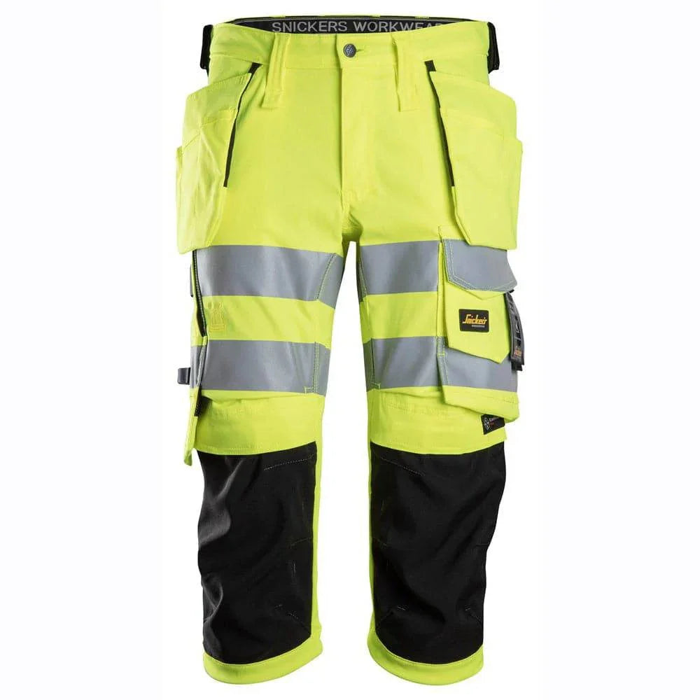 Snickers 6138 High-Vis Class 1/2 Stretch Holster Pocket Pirate Trousers