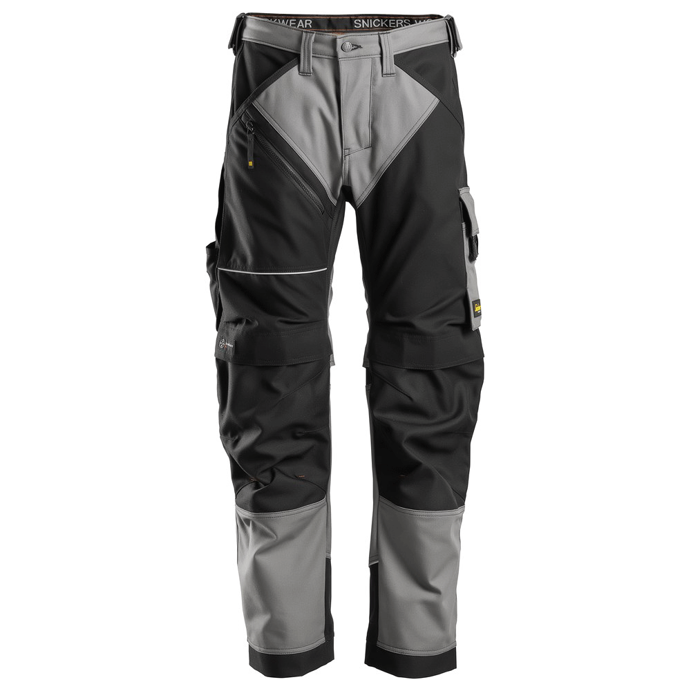 Snickers 6314 RuffWork, Canvas+ Kneepad Work Trousers Grey