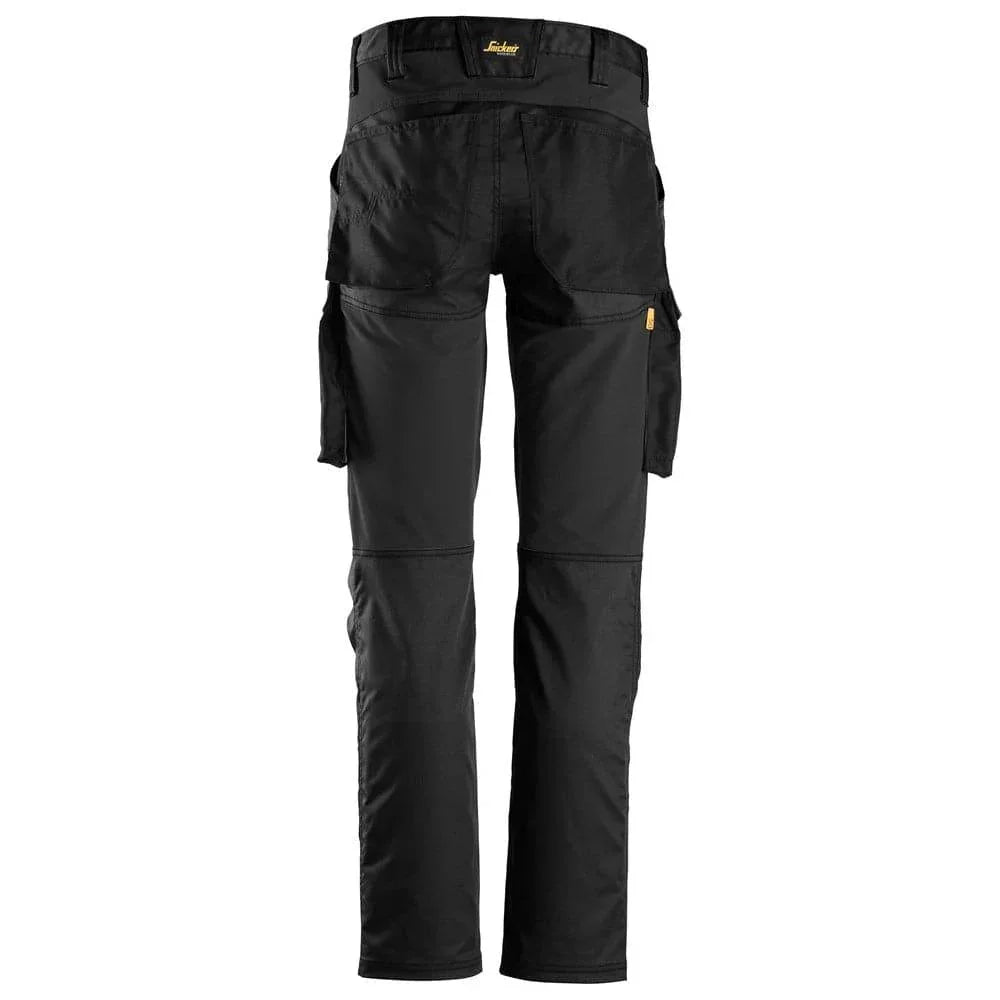 Snickers 6803 AllroundWork, Stretch Trousers without Knee Pockets Black