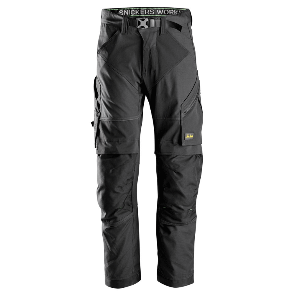 Snickers 6903 FlexiWork Stretch Kneepad Work Trousers Black