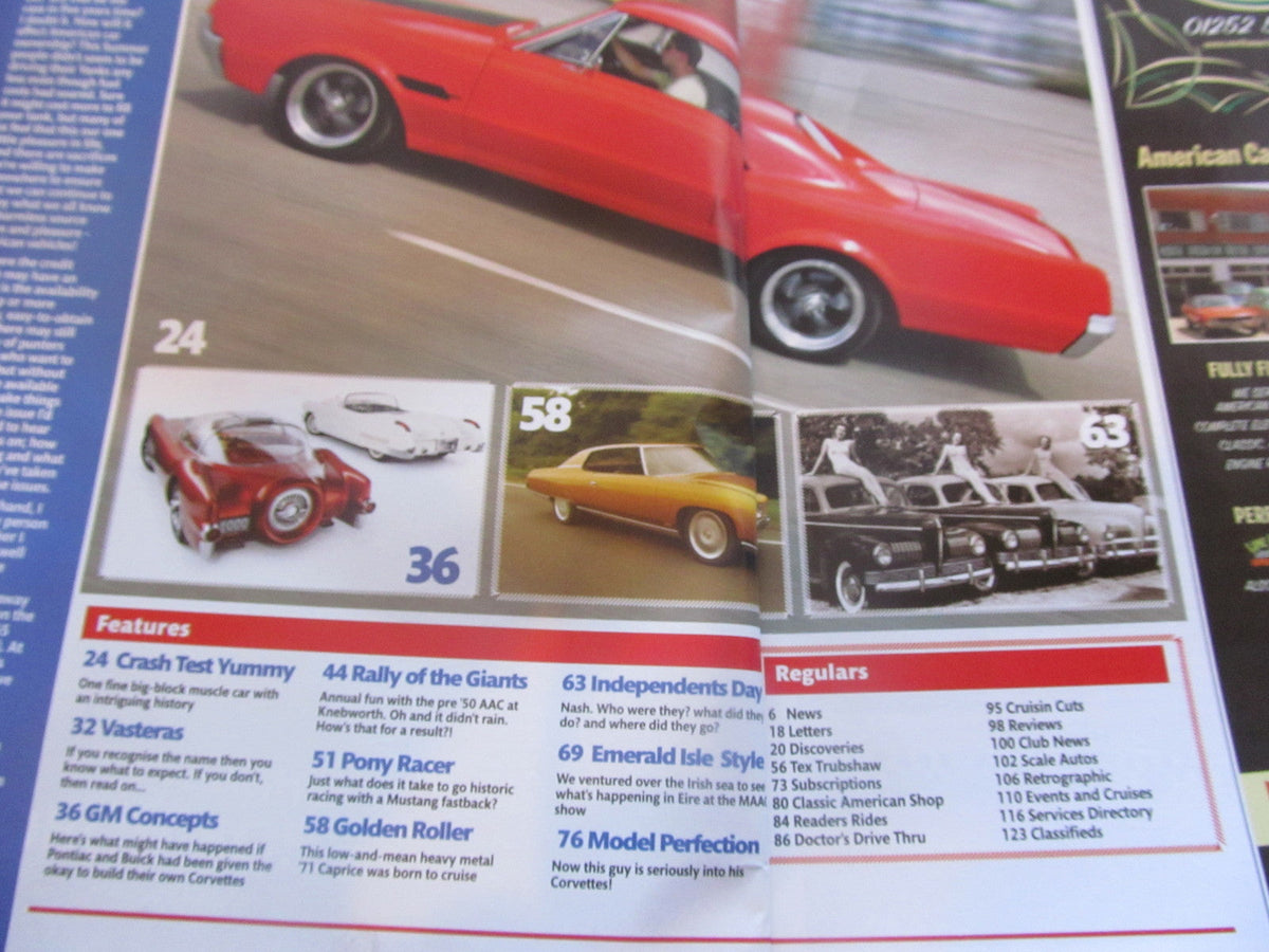 CLASSIC AMERICAN MAGAZINE NOV 2008 CAPRICE MUSTANG OLDSMOBILE CONCEPT CARS  #bk1