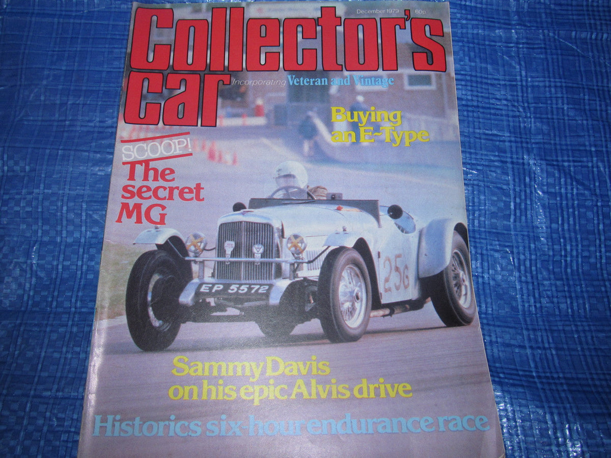 1979 DECEMBER COLLECTORS CAR MAGAZINE / E TYPE MG ALVIS #bk1