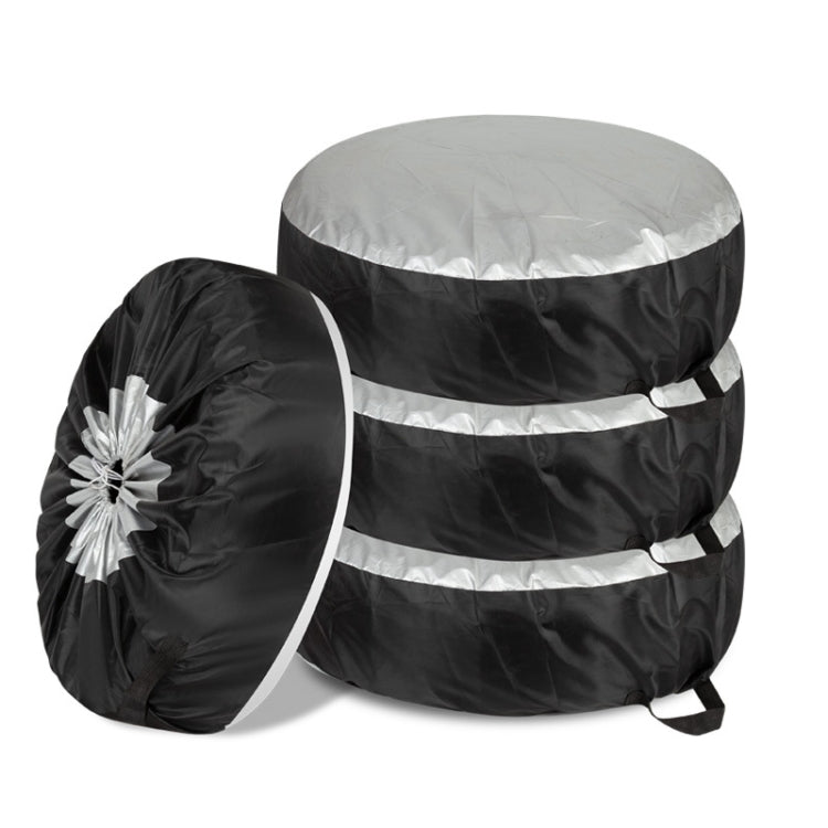 210D Oxford Cloth Car Waterproof Dirt-resistant Tire Protective Cover, 65x37cm, 80x47cm, 4pcs 65x37cm, 4pcs 80x47cm