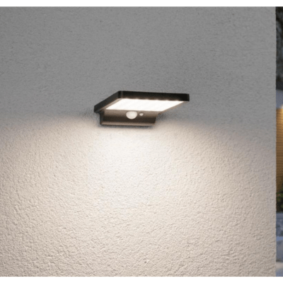 Outdoor Solveig Solar Wall Luminaire 350lm IP44 3000K Motion Sensor