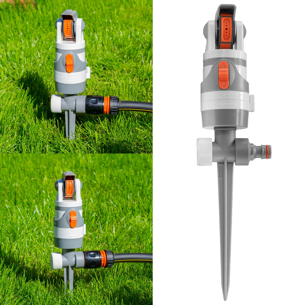 4 - Pattern Gear Drive Sprinkler White Line