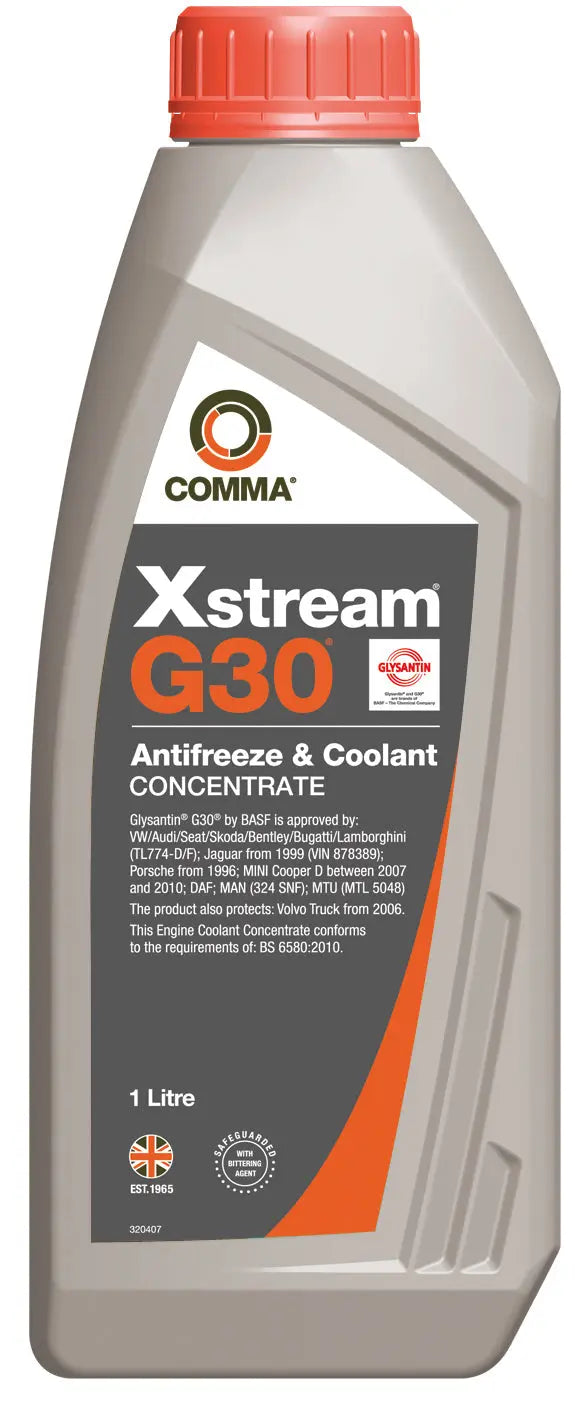 COMMA - XSTREAM G30 Antifreeze and Coolant Concentrate - 1L