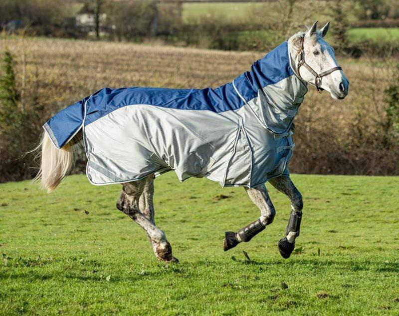 Fly Turnout Combination Rug -Navy (Mesh)
