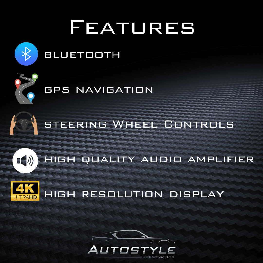 Mercedes-Benz E Class (2018-ON) Apple CarPlay Android Auto 12.3" Touch Screen RHD