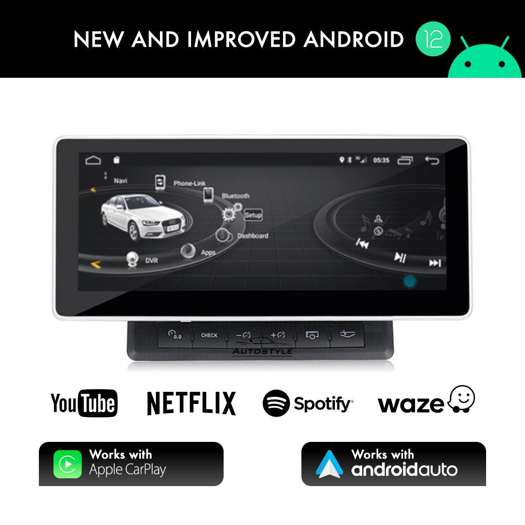 Audi RS6 (C6) (2005-2011) Apple CarPlay Android Auto 10.25" Touch Screen