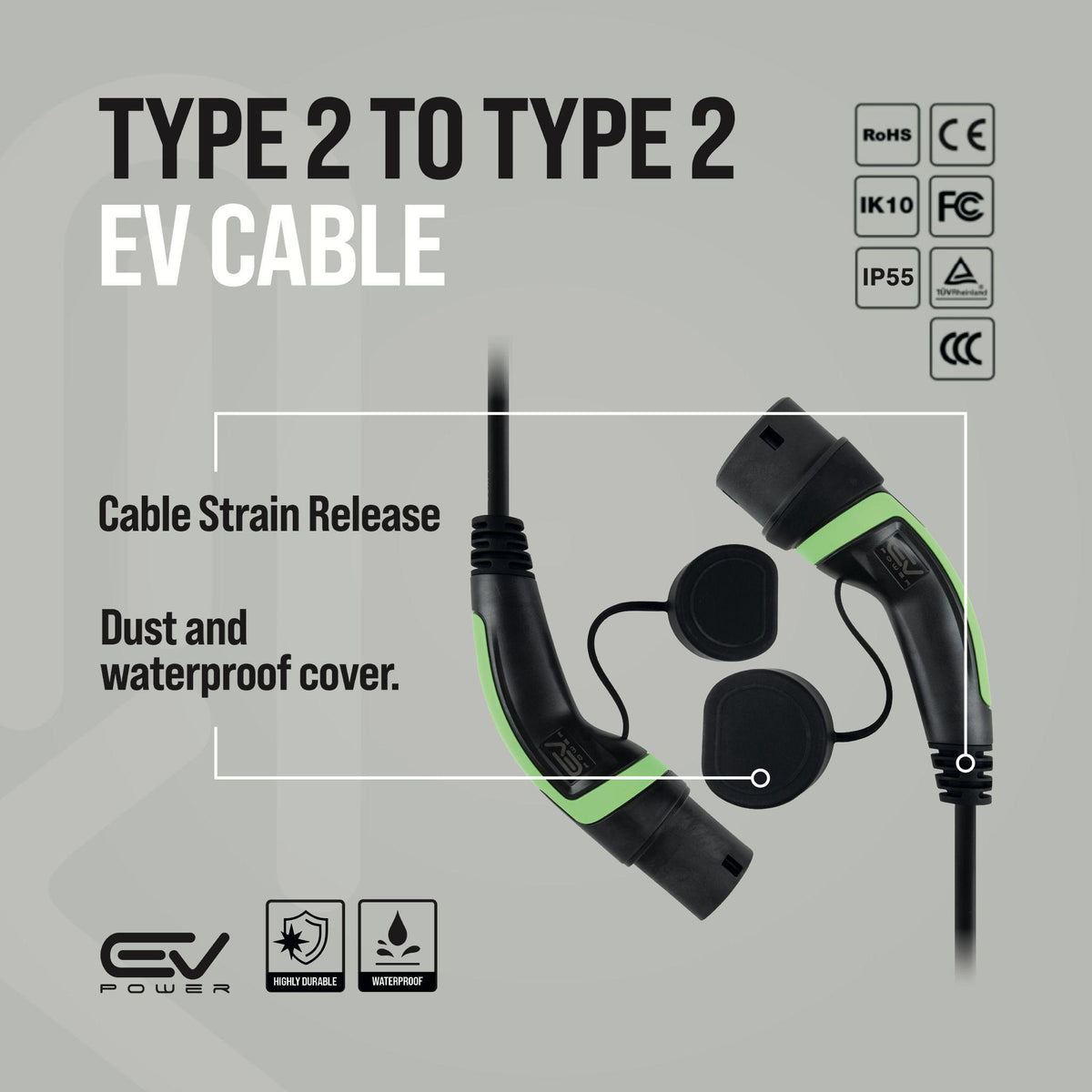 BMW 225xe EV Charging Cable