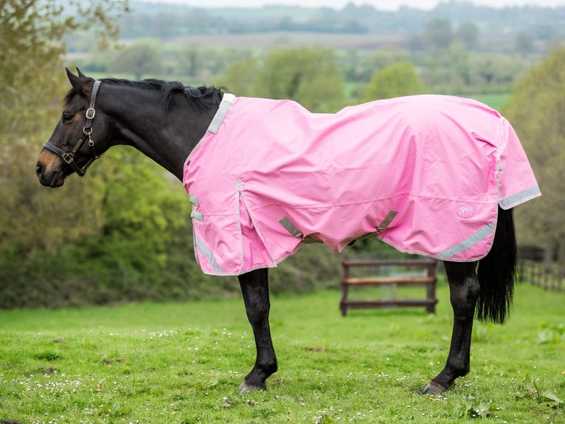 50g Detachable Neck Turnout Rug - Baby Pink