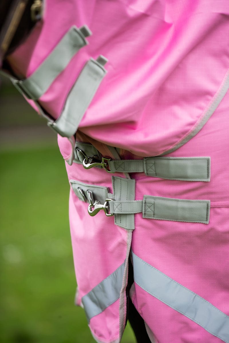 0g Detachable Neck Turnout Rug - Baby Pink