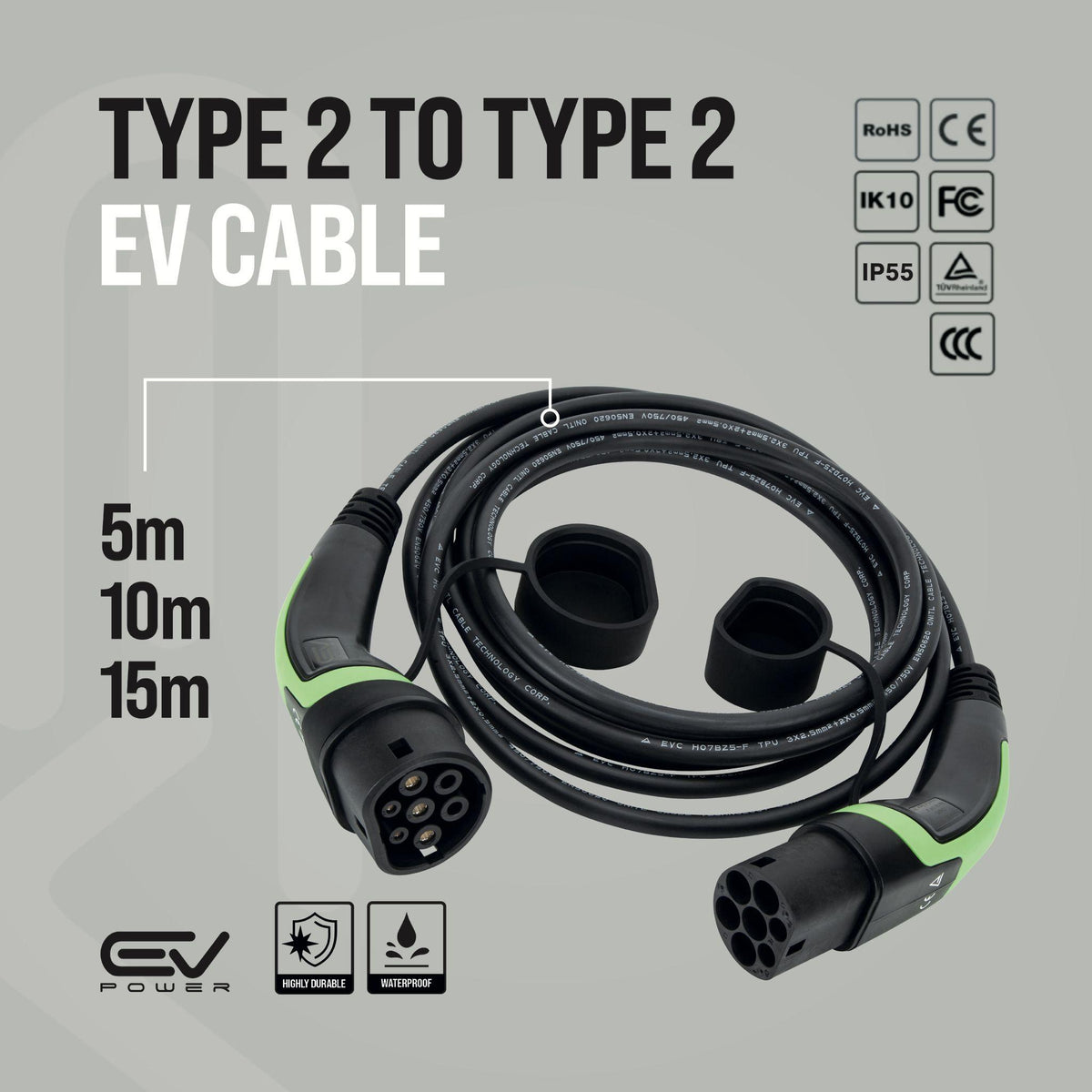 Mercedes Vito E-Cell Van EV Charging Cable