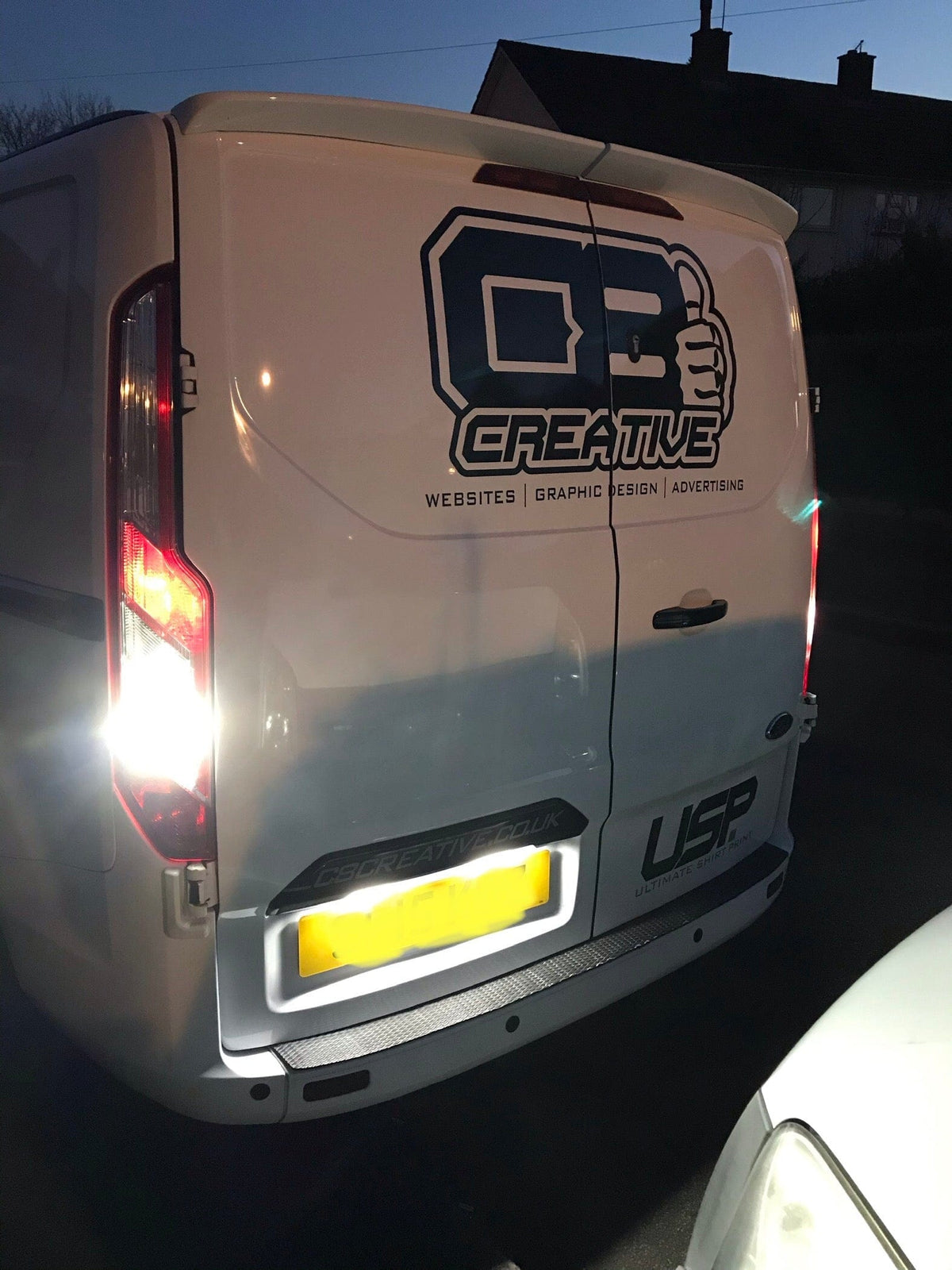 Ford Transit Custom LED Number Plate Conversion Unit (Pair)