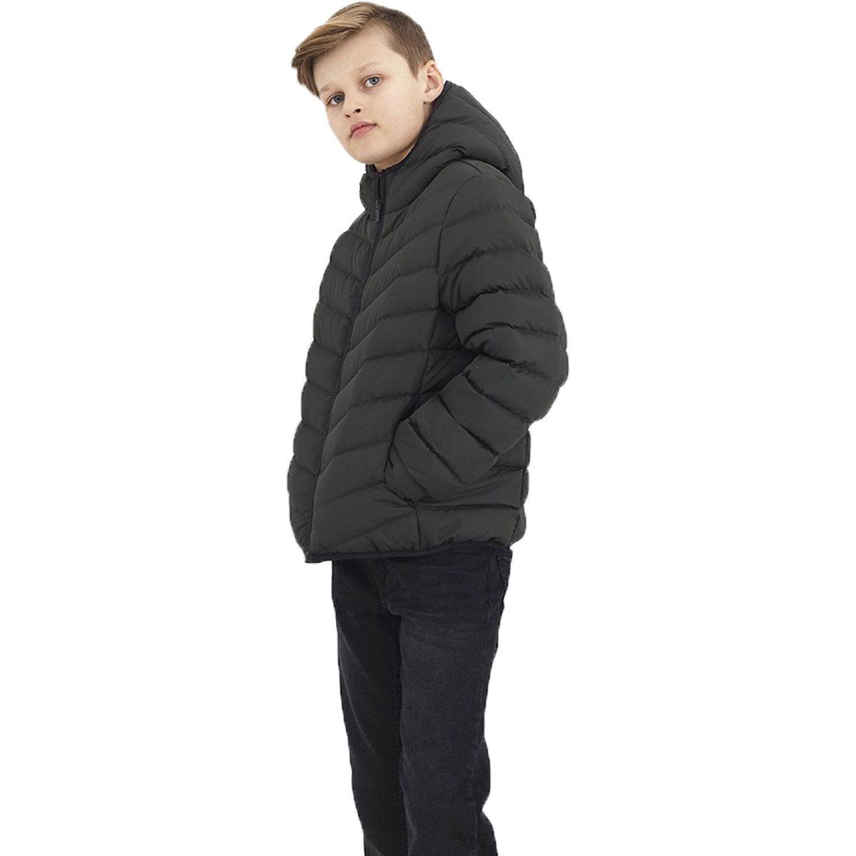 Kids Boys "Grant" Padded Hooded Jacket