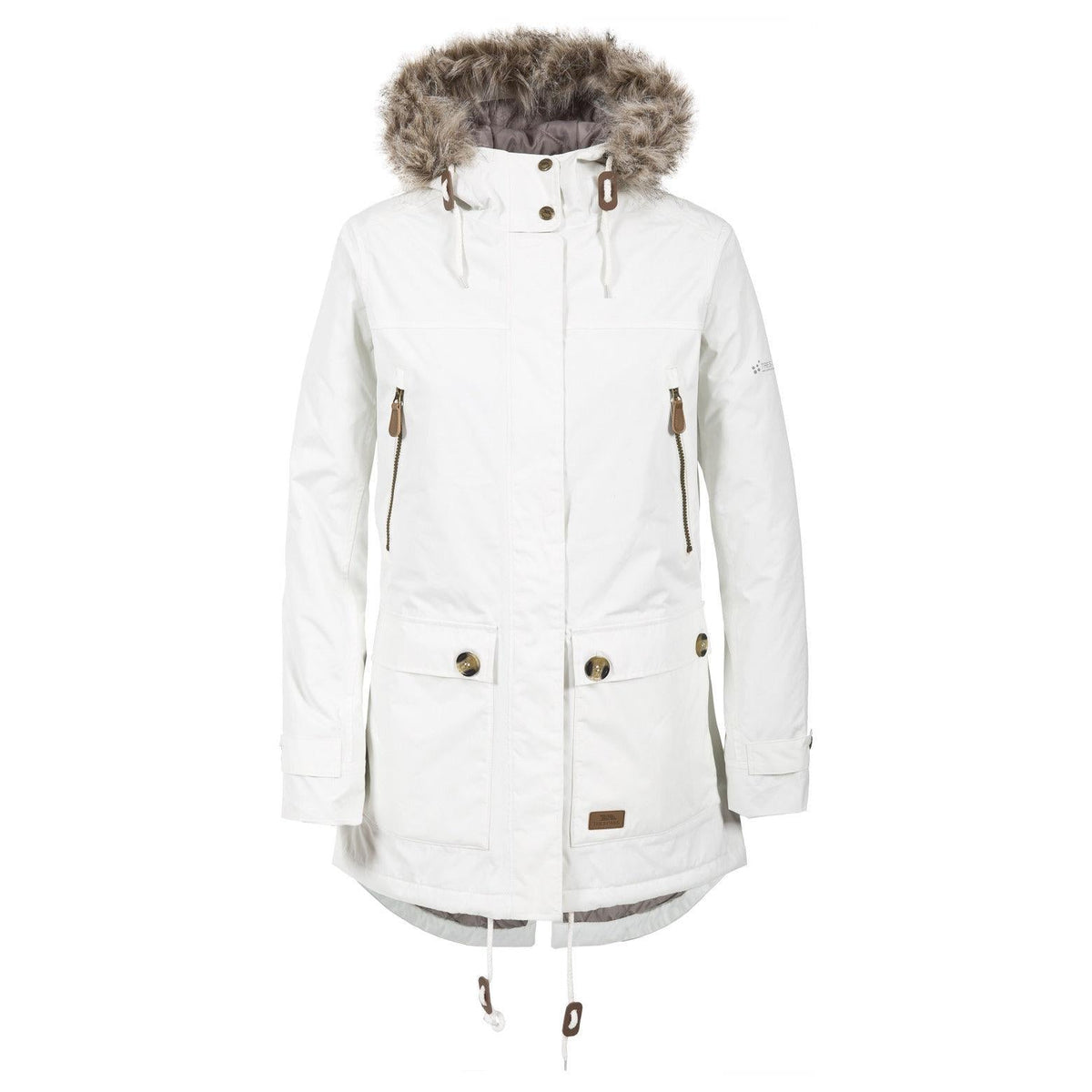 Womens Clea Waterproof Fish Tail Padded Jacket