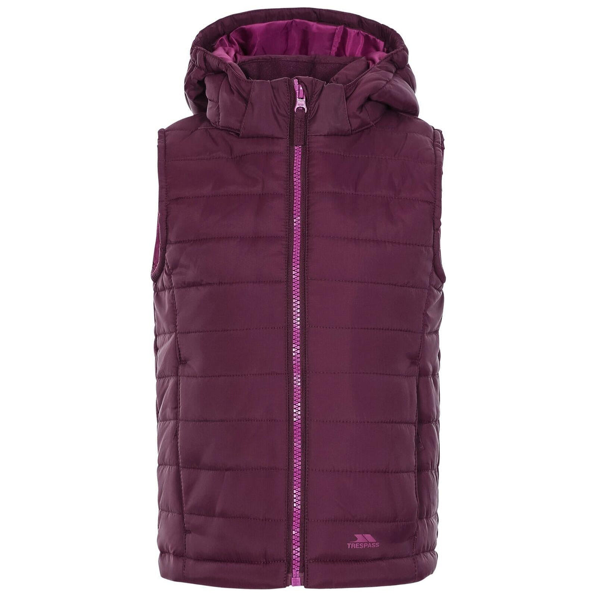 Unisex Kids Aretha Lightly Padded Hooded Gilet