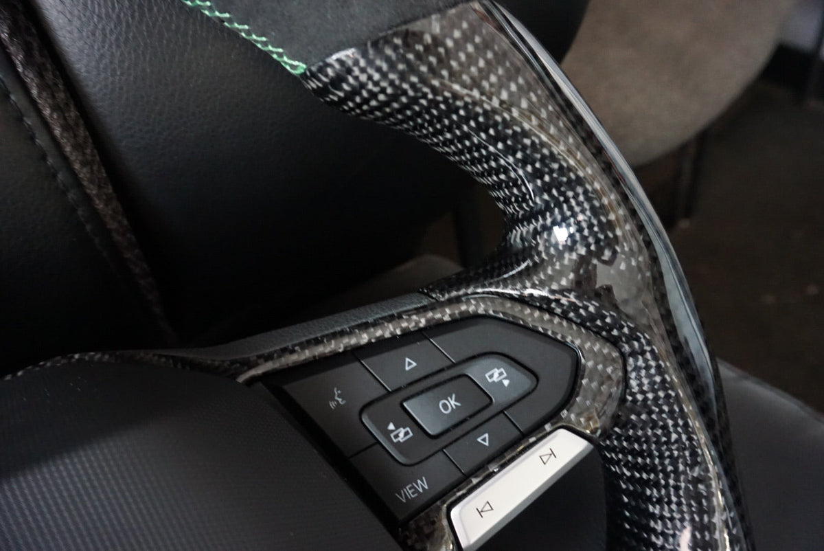 Volkswagen Golf MK8 Carbon Fibre Steering Wheel (2020+ Models)