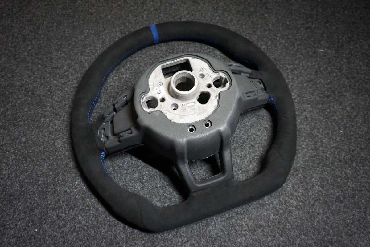 Volkswagen Golf MK7 / MK7.5 Bespoke Custom Alcantara / Leather Steering Wheel (CUSTOM /  GTI / GTD / R-Line / R 2013 - 2020 Models)