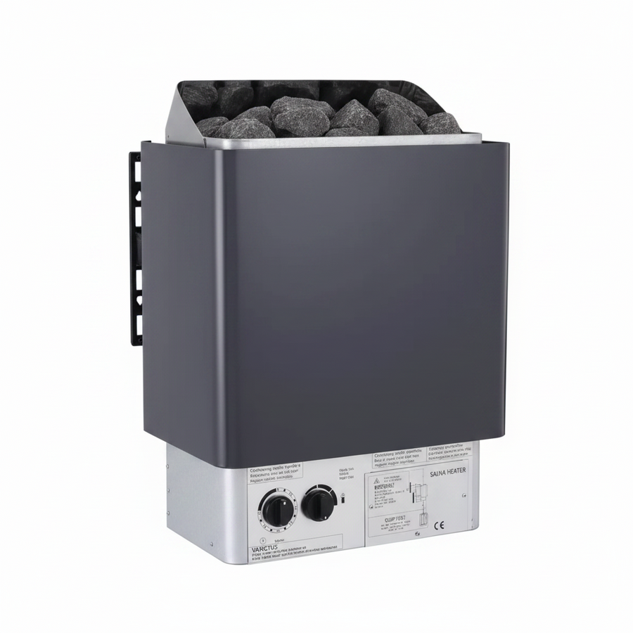 KOVE 4.5kW Electric Sauna Heater – Wall Mounted, Mechanical Controls, Home & Professional Use