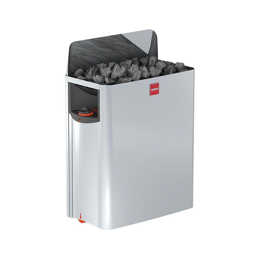 KOVE x Harvia The Wall SW45 4.5kW Sauna Heater – Stainless Steel Electric Heater with Built-In Controls