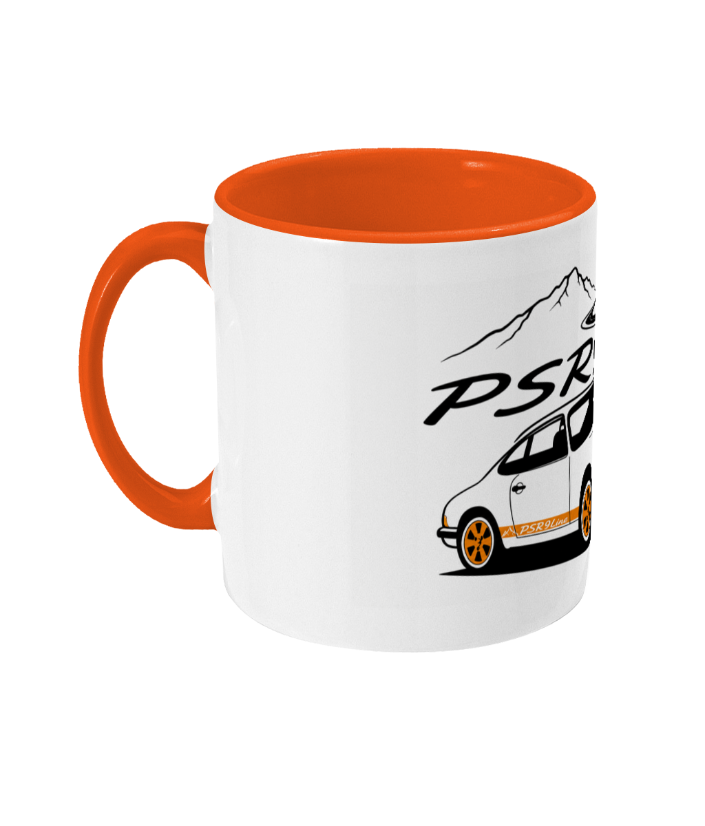 PSR9Line Classic Porsche RS Coffee Mug Nepal Orange Theme