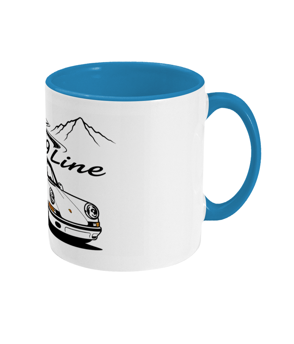 PSR9Line Classic Porsche RS Coffee Mug Zenith Blue Theme