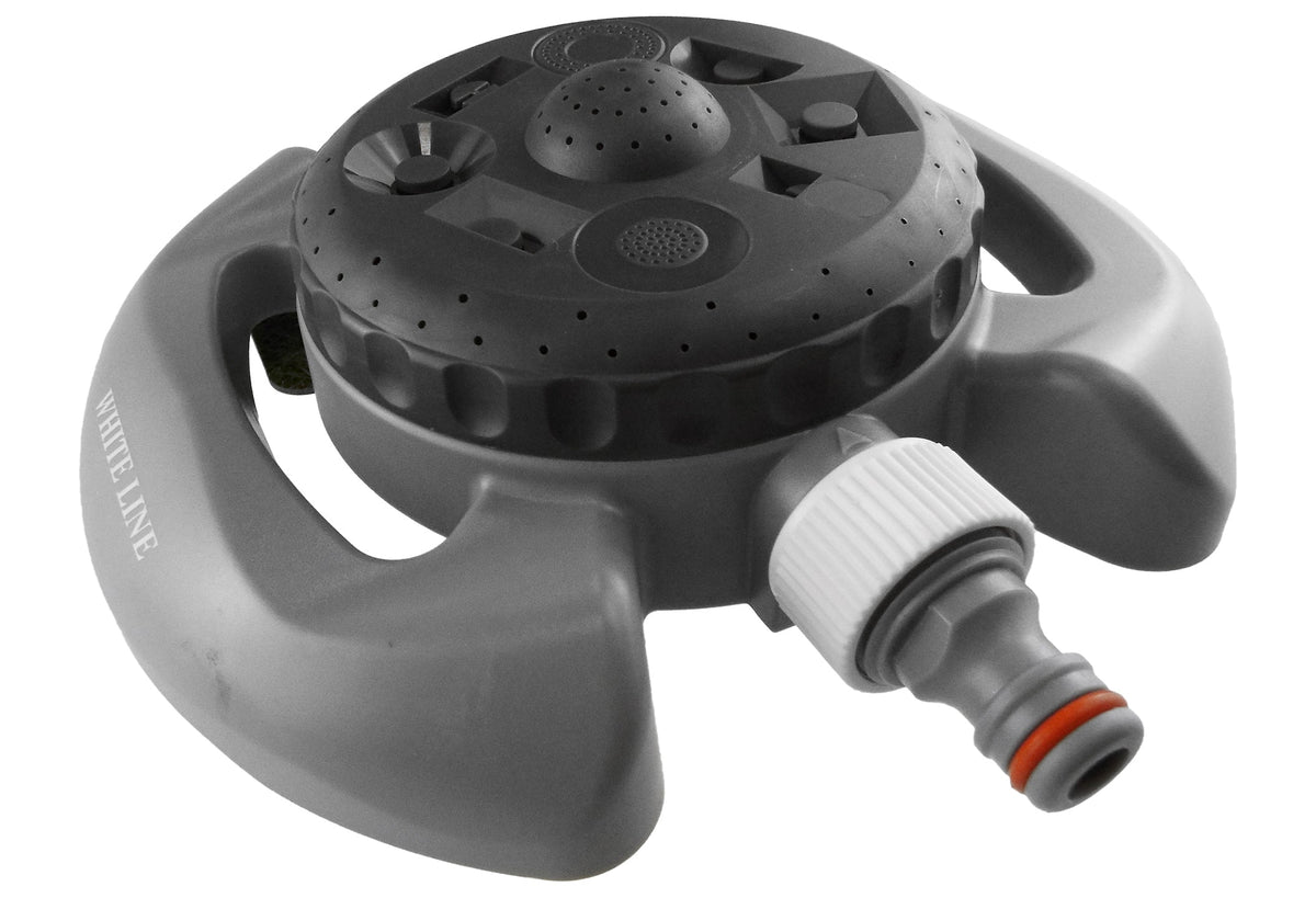 8-Pattern Static Lawn Sprinkler White Line
