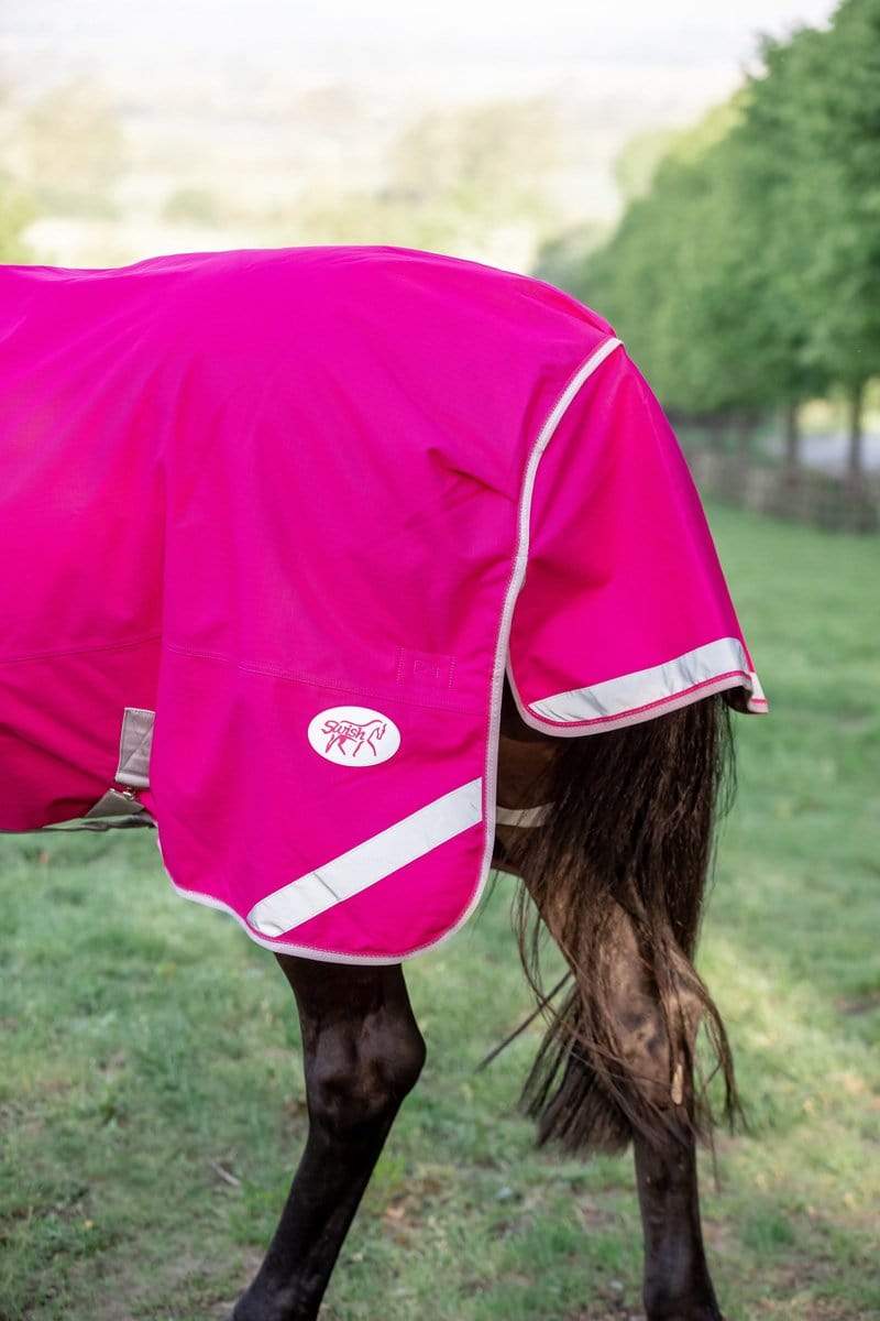 50g Detachable Neck Turnout Rug - Pink