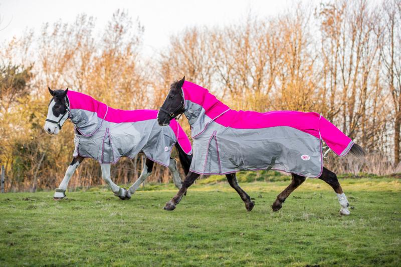 Fly Turnout Combination Rug - Pink