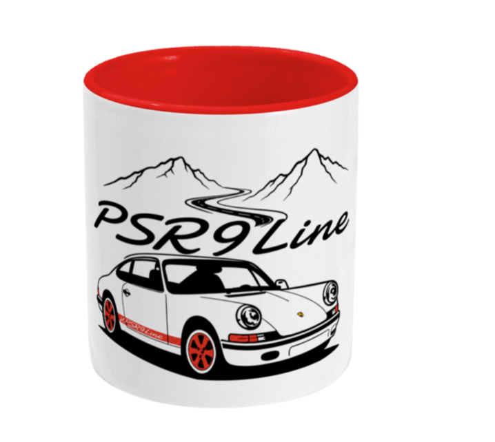 PSR9Line Classic Porsche RS Coffee Mug Guards Red Theme