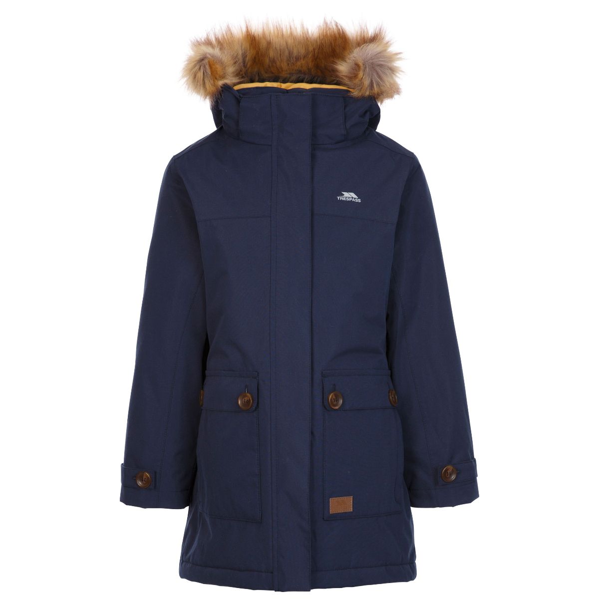 Kids Girls Rhoda Fishtail Waterproof Padded Jacket