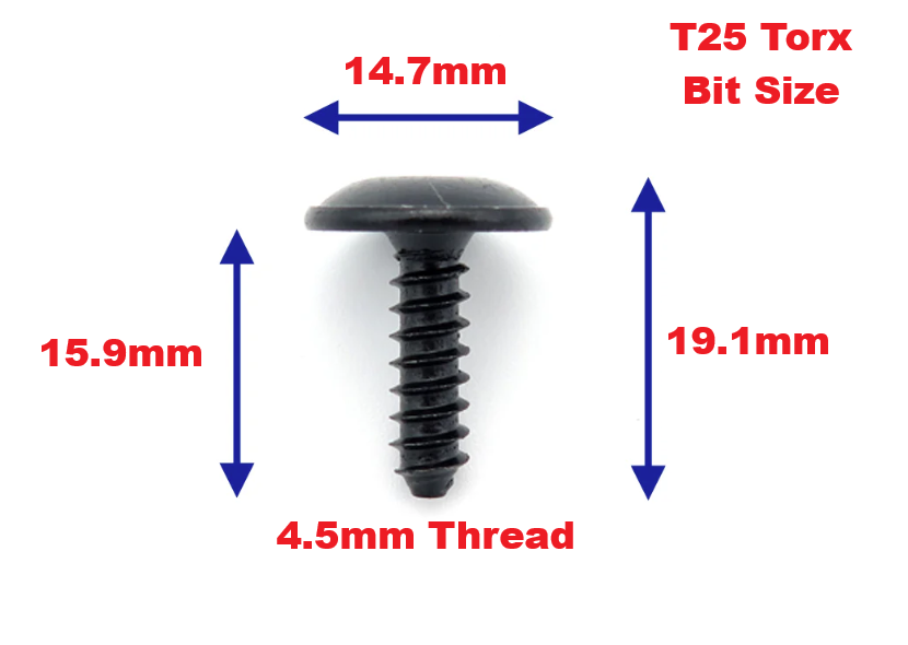 VW Audi SEAT Skoda Expanding Nut Torx Screw Kit N10621301
