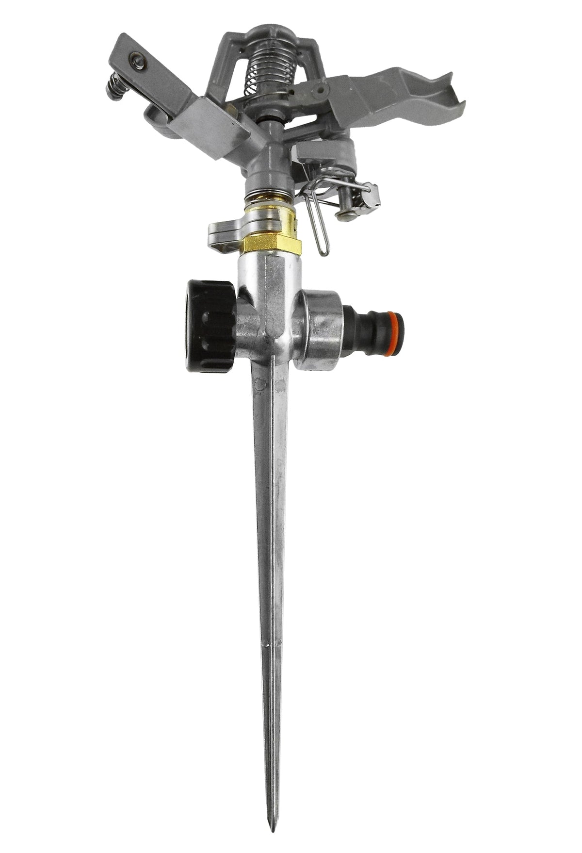 Pulsating Lawn Sprinkler - Metal with Metal Spike