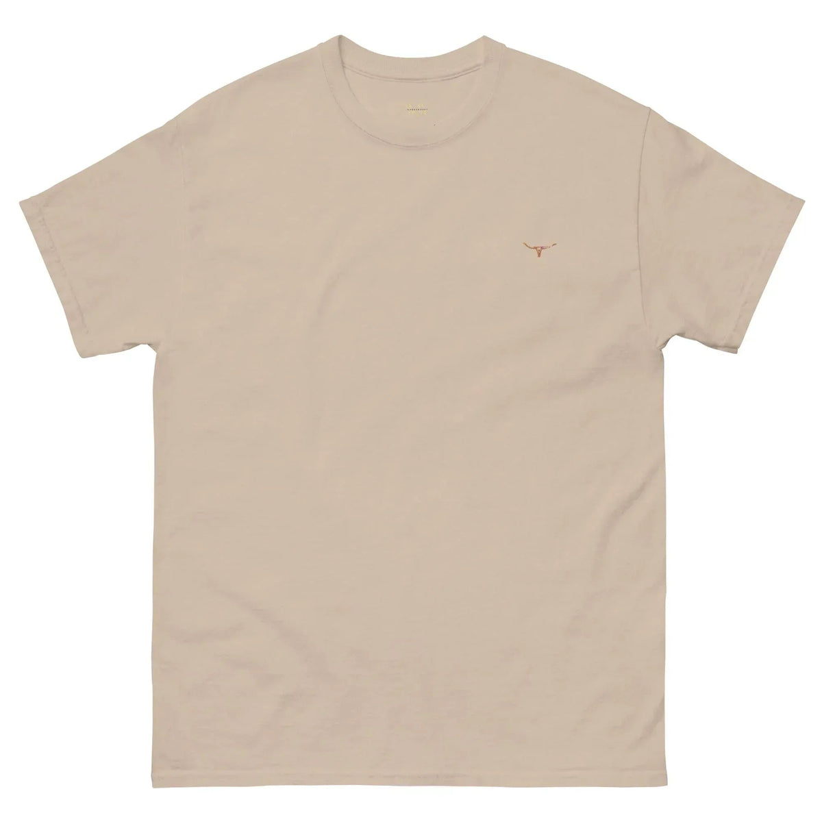 Longhorn Bull Skull Desert Drift Tee – Sand