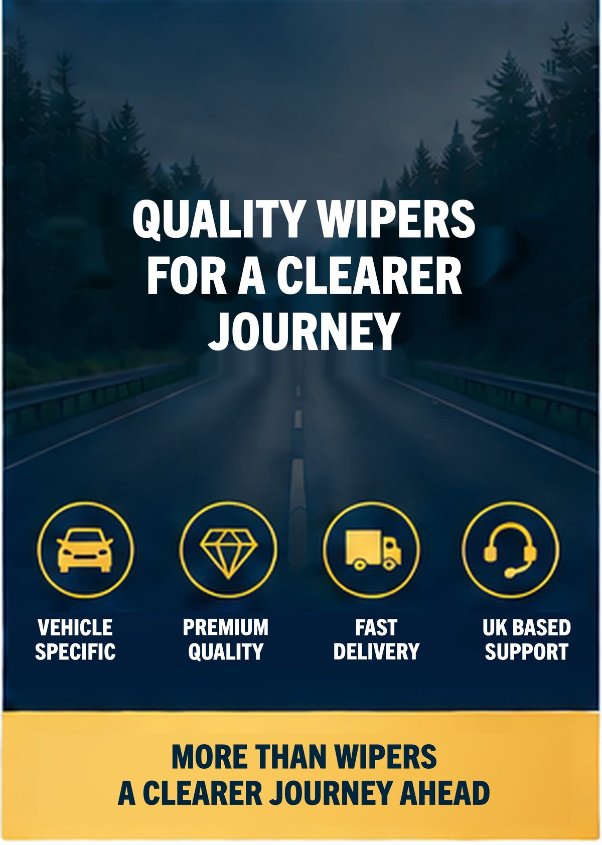 MINI MINI F55 F56 Hatchback Aug 2014 to May 2017 Wiper Blade Set