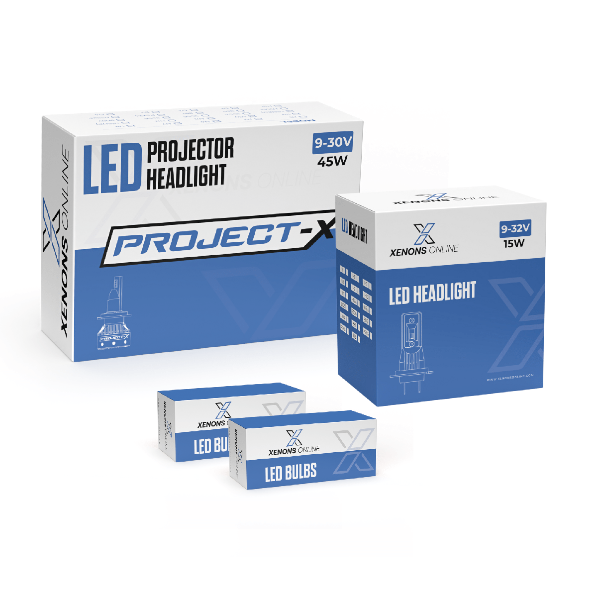 Ford Transit Custom 2018-2023 Project-X Complete Headlight Package