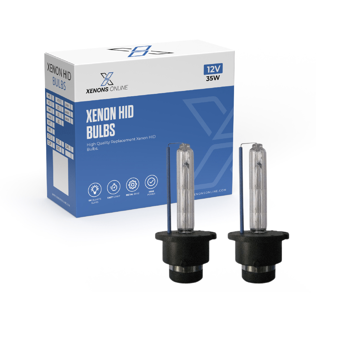 D4S 35w Replacement OEM Xenon HID Bulbs (Pair)