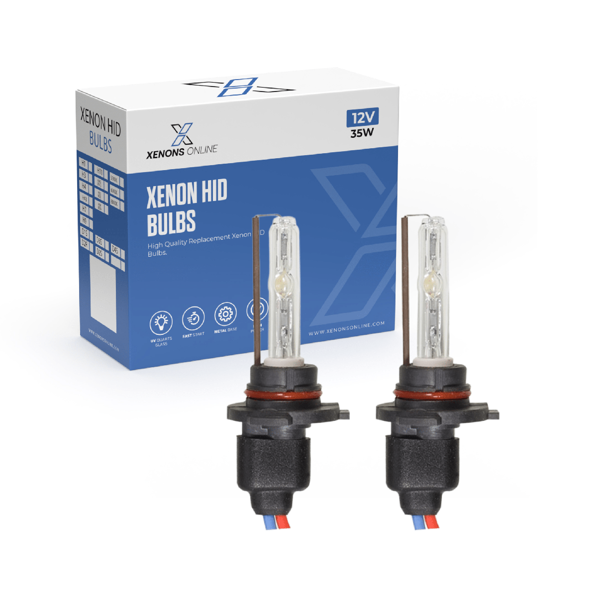 HB3 9005 Xenon HID Bulbs (Pair)