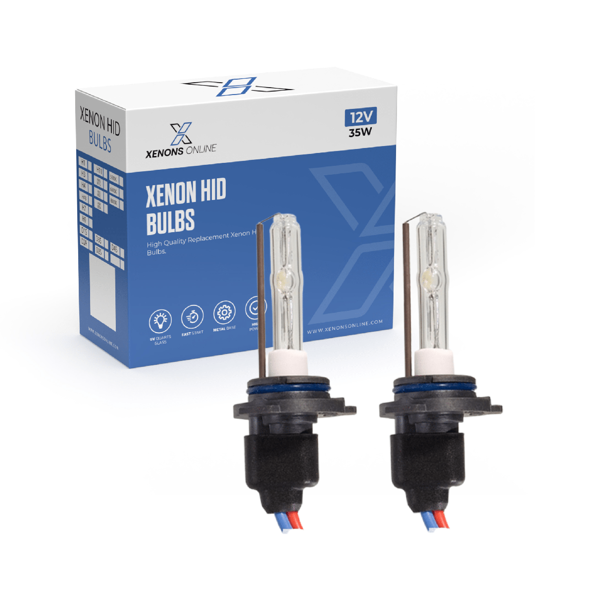 HB4 9006 Xenon HID Bulbs (Pair)